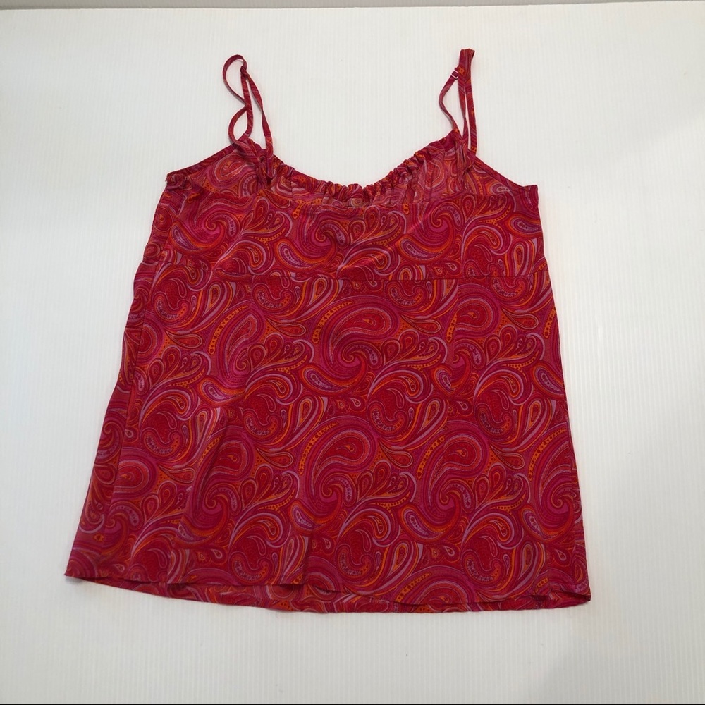 Banana Republic Paisley Tank Top Size L - Picture 11 of 15